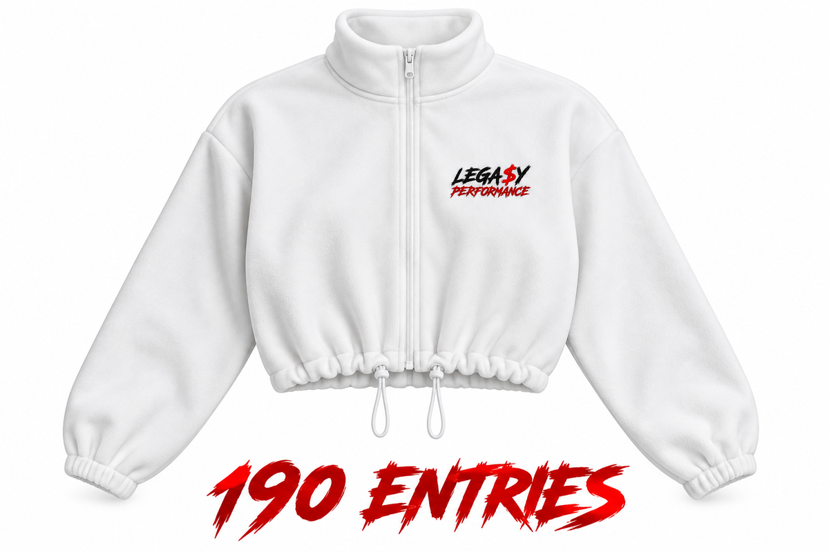 LEGA$Y FLEECE CROPPED JACKET