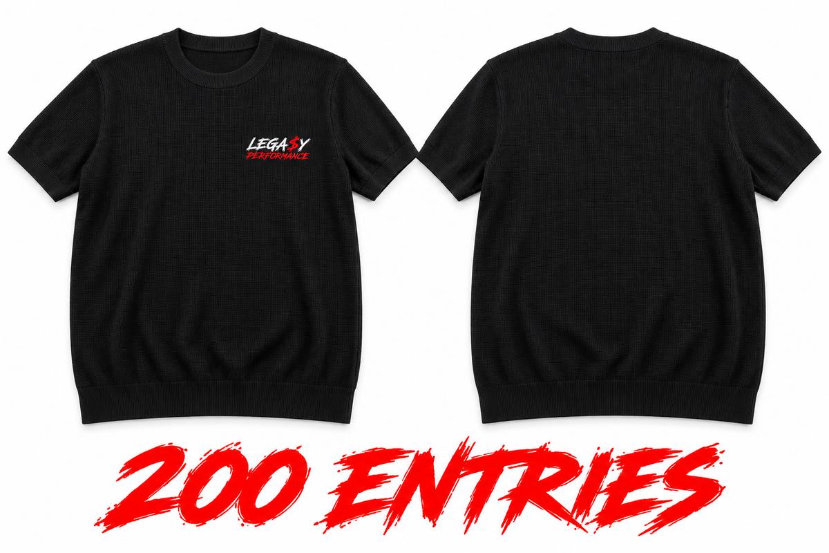 LEGA$Y Crewneck Textured Knit
Shirt
